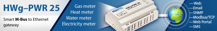 Energy consumption monitoring with SNMP output.. 